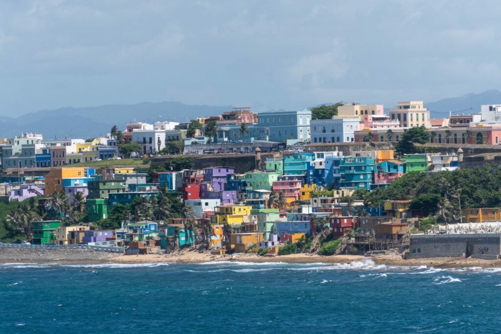 La Perla in San Juan, the capital of Puerto Rico, where you may wish to incorporate a business